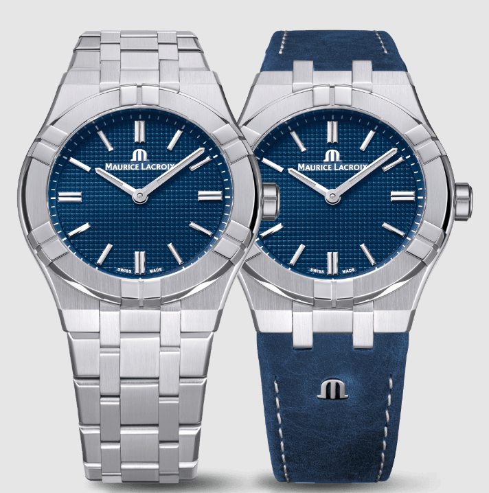 Review Best Maurice Lacroix AIKON MANUAL 39MM COLLECTORS EDITION AI7007-SS00E-430-C Replica watch